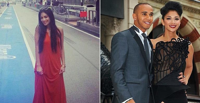 Nicole Scherzinger e Lewis Hamilton - Reprodução / Twitter/ Getty Images