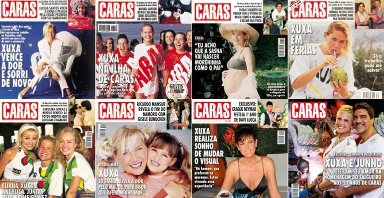 Relembre Xuxa Meneghel nas capas da Revista CARAS - Arquivo CARAS