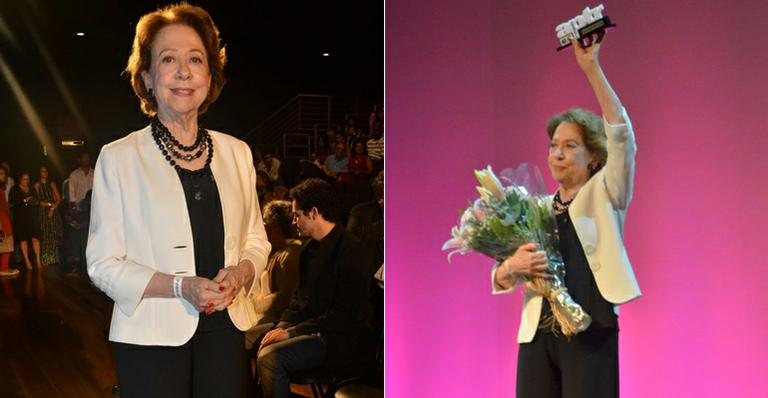 Fernanda Montenegro é homenageada na sétima edição do prêmio APTR de teatro - Léo Marinho e Felipe Assumpção / AgNews