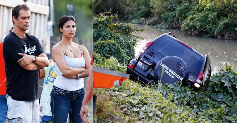 Ator desvia de caminhão na contramão e cai em barranco - Felipe Panfili/AgNews