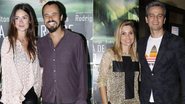 Os casais Flavia Alessandra com Otaviano Costa e Paulinho Vilhena com sua Thaila Ayala na pré-estreia de 'Uma História de Amor e Fúria', no Rio - Felipe Assumpção / AgNews