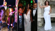 Naldo, Romero Britto, Adriana Lima e Guilhermina Guinle - Reprodução/ Divulgação Luiz Ribeiro