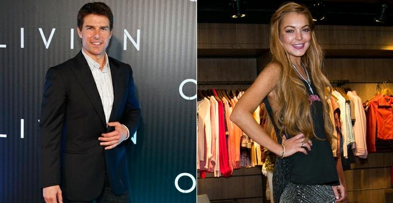 Tom Cruise e Lindsay Lohan - Francisco Silva e Felipe Panfili/AgNews; Caio Guimarães