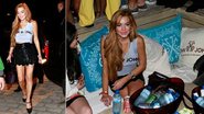 Lindsay Lohan curte balada em Florianópolis - Alex Macedo/ AgNews