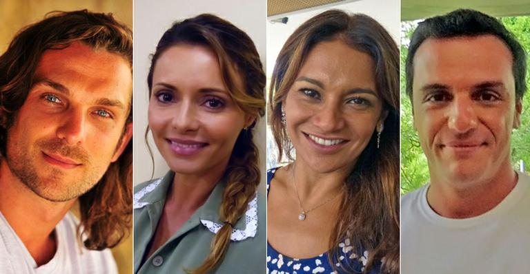 Igor Rickli, Rita Guedes, Dira Paes e Rodrigo Lombardi - TV Globo/Divulgação