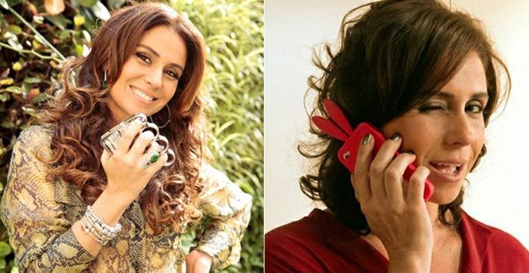 Giovanna Antonelli faz sucesso com as capinhas de celular criativas de suas personagens na TV - Reprodução / TV Globo