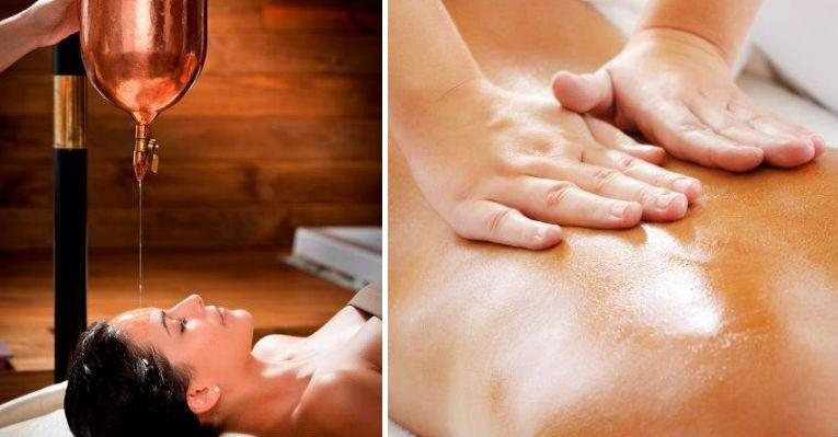 Os óleos contêm propriedades que deixam a pele macia e brilhante. E massagear o corpo durante sua aplicação ajuda a relaxar e melhora a circulação sanguínea - Kennzur, Centro de Bem Estar/ Shutterstock