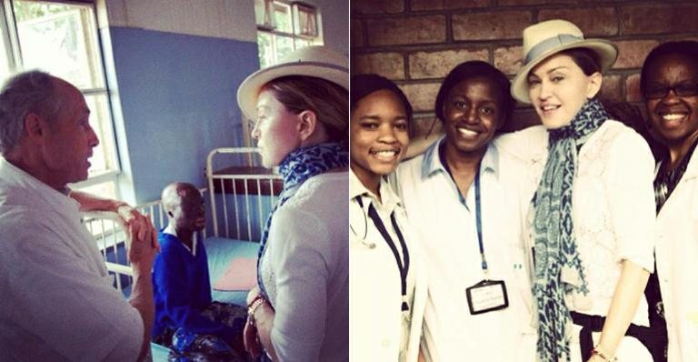 Madonna visita hospital de Malauí, na África - Reprodução/Instagram