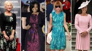 Helen Mirren, Michelle Obama, Anna Wintour e Kate Middleton mostram estilo ao repetir looks - Foto-Montagem/Getty Images