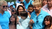 Xuxa participa da passeata 'Tudo Azul' no Rio de Janeiro - J.Humberto / AgNews