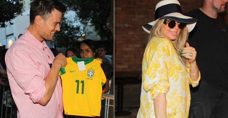 Bebê de Fergie e Josh Duhamel ganha camisa da seleção brasileira de futebol - Thiago Duran/ AgNews