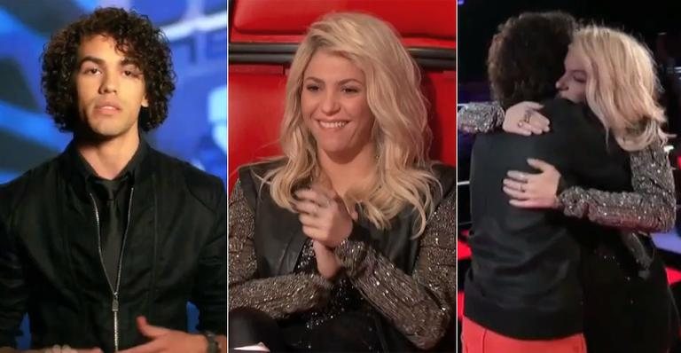 Sam Alves encanta Shakira no 'The Voice USA' - Reprodução