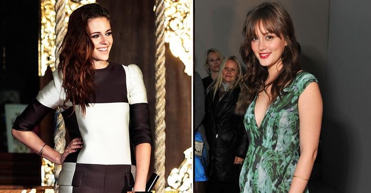 As atrizes Kristen Stewart e Leighton Meester: aniversariantes fashion - Foto-Montagem/Getty Images