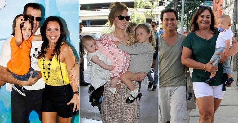 Carla Marins, Nicole Kidman e Solange Couto em família - Arquivo CARAS