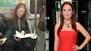 Julianne Moore passeia de metrô - Reprodução Facebook / Getty Images