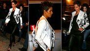 Grávida, Halle Berry janta em restaurante do Rio de Janeiro - André Freitas e Marcello Sá Barreto / AgNews