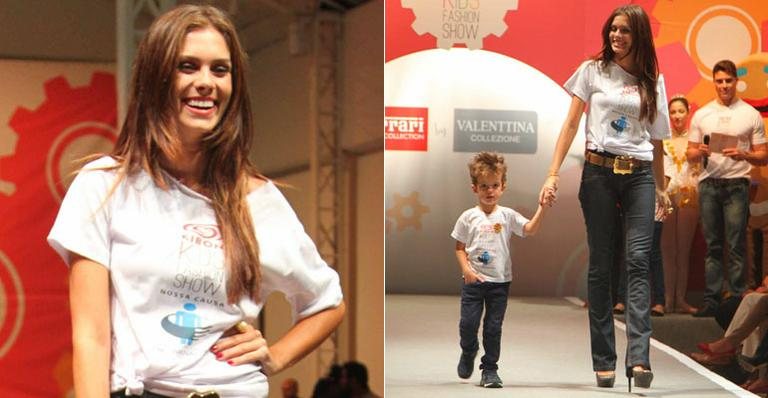 Gabriela Markus brilha em desfile infantil - Thiago Duran/ AgNews