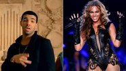 Rapper Drake homenageia Beyoncé em nova música de trabalho - Foto-montagem