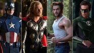 Capitão América, Thor, Wolverine e Lanterna Verde - Reprodução