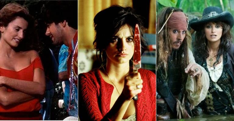 Relembre dez personagens inesquecíveis da aniversariante Penélope Cruz no cinema - Foto-montagem