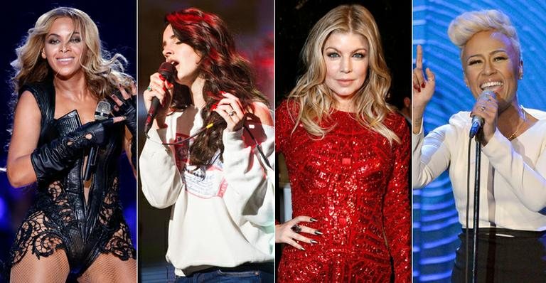 Beyoncé, Lana Del Rey, Fergie e Emeli Sandé - Getty Images