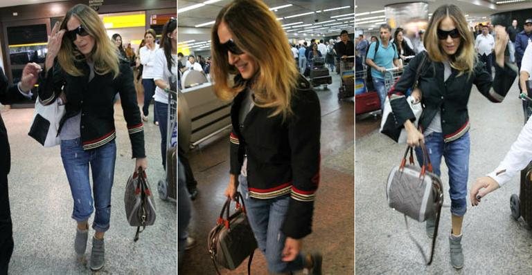 Sarah Jessica Parker desembarca em São Paulo - Thiago Duran/AgNews