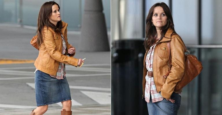 Reese Witherspoon no set de 'The Good Lie' - Grosby Group