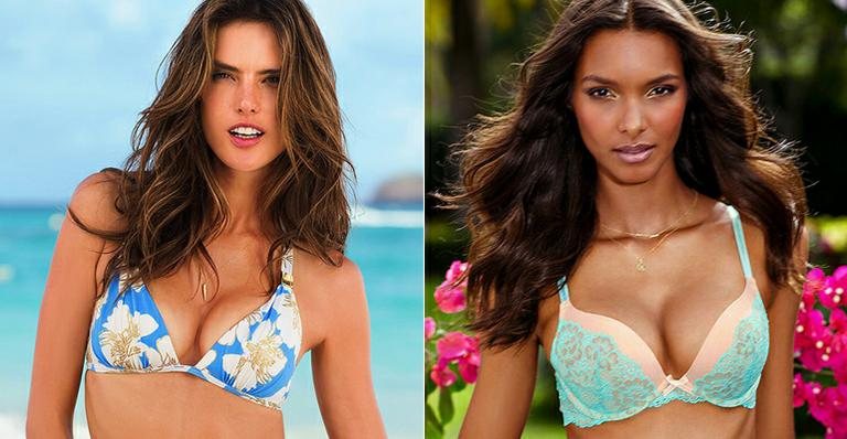 Alessandra Ambrosio e Laís Ribeiro fotografam para a Victoria's Secret - The Grosby Group