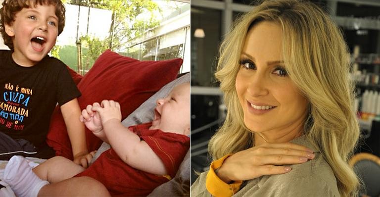 Claudia Leitte com os filhos, Davi e Rafael - Reprodução / Instagram; Divulgação