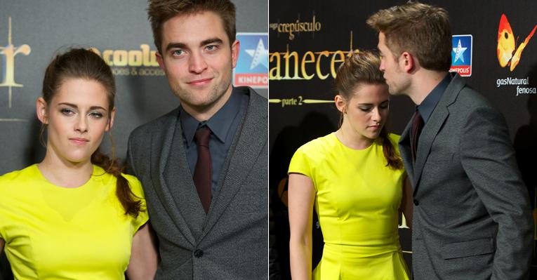 Robert Pattinson com a namorada Kristen Stewart - Getty Images