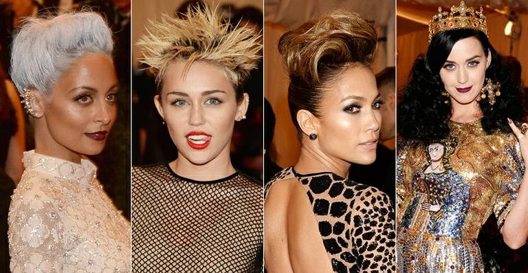 Nicole Richie, Miley Cyrus, Jennifer Lopez e Katy Perry - Getty Images