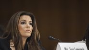 Atriz Eva Longoria durante sessão no Senado americano sobre empreendedorismo - Getty Images