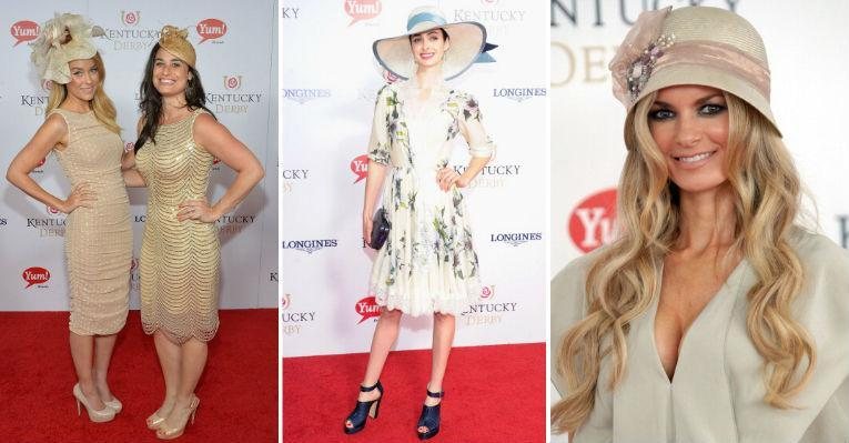 Veja os chapéus que brilharam no red carpet Kentucky Derby - Foto-montagem