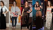 Looks da cantora Sandy - Arquivo CARAS