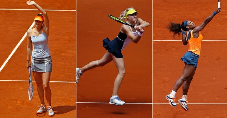 Maria Sharapova, Maria Kirilenko e Serena Williams - Reuters