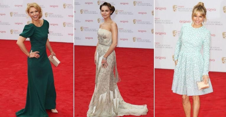 Aprenda a usar os vestidos do red carpet do Bafta em festas de casamento - Foto-montagem/ Getty Images