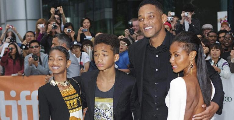 A família Smith: Willow,Jaden, Will e Jada - Reuters