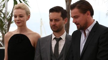 Carey Mulligan, Tobey Maguire e Leonardo DiCaprio na abertura do Festival de Cannes - Andreas Rentz/GettyImagens