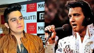 Será que Luan Santana se inspirou seu topetão em Elvis Presley - AgNews/Reprodução