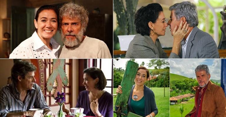 As parcerias de Lilia Cabral e José Mayer na TV e cinema - TV Globo e Divulgação