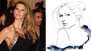 Gisele Bündchen mostra desenho feito por fã - Reprodução / Facebook