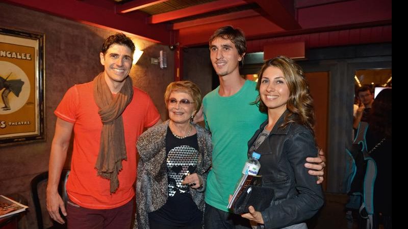 Reynaldo Gianecchini, Glória Menezes, Diego Polly e Maria Pugliese - Paulo Mumia