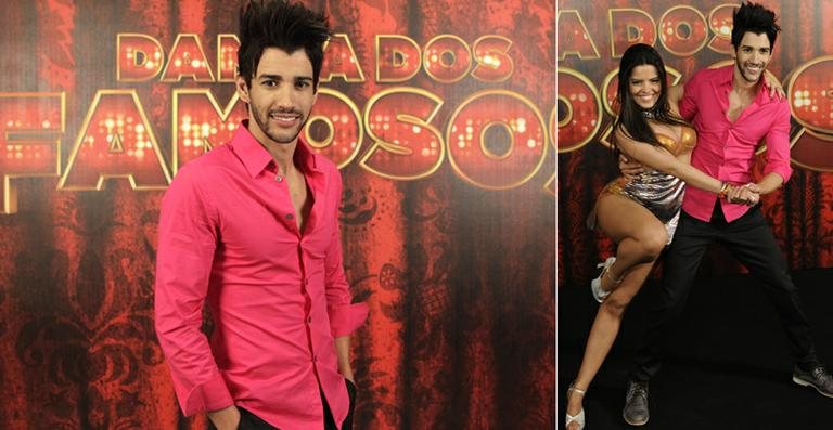 Gusttavo Lima com a bailarina Ana Flávia Simões - TV Globo / Estevam Avellar