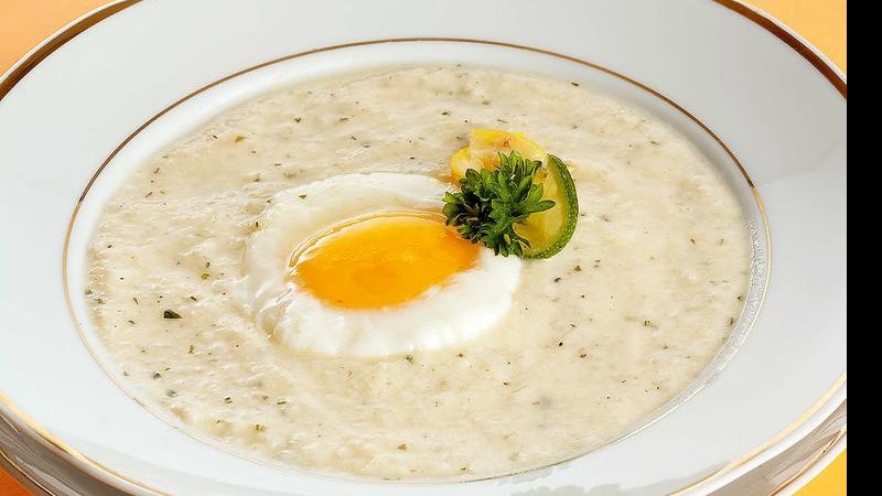 Avgolemono com bacalhau - André Ctenas