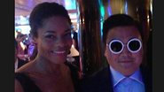 Atriz Naomie Harris tieta o falso Psy na festa da joalheria Chopard - Reprodução/Twitter