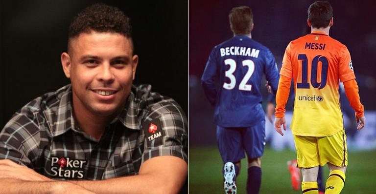 Ronaldo e Messi homenageiam Beckham - Reprodução/Instagram