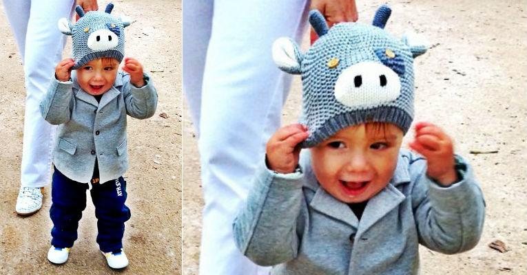 Dom, filho de Luana Piovani e Pedro Scooby, passeia todo estiloso em Paris - Reprodução/Instagram