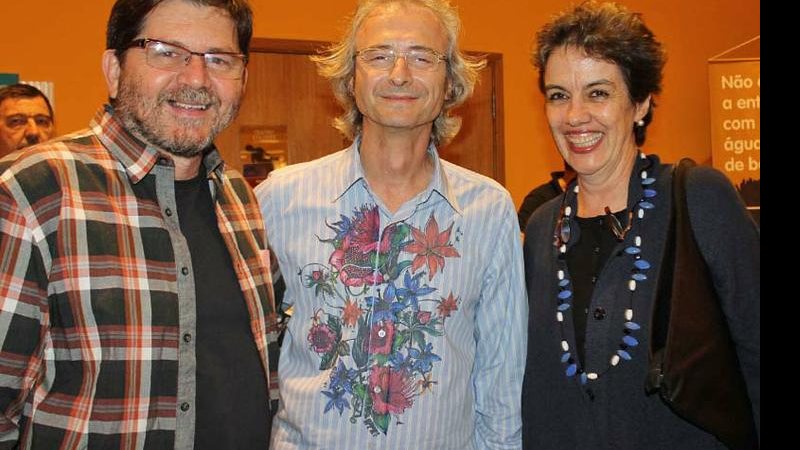 Nico Nicolaiewsky, Celso Frateschi e Sylvia Moreira - -