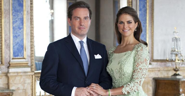 Nova foto oficial da princesa Madeleine da Suécia e Christopher O'Neill - Casa Real da Suécia/Divulgação