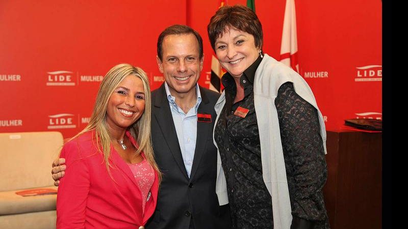 João Doria Jr., Nadir Moreno e Sonia Hes - -